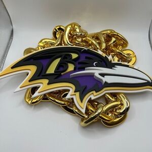 Baltimore Ravens Fan Chain Necklace